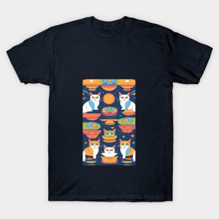 White Cats UFO T-Shirt